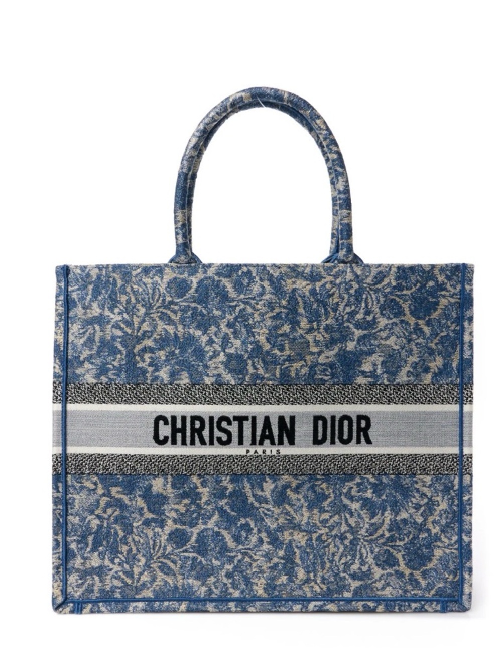 💯 Dior Brocart Motif Book Tote Bag